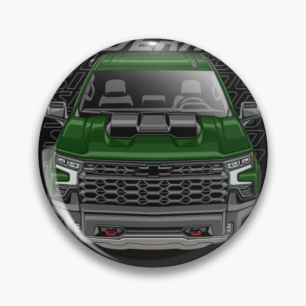 Item preview, Chevy Silverado 1500 ZR2 (Forest Green) designed and sold by JioojiProject.