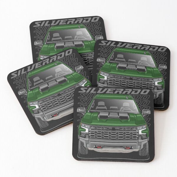 Item preview, Chevy Silverado 1500 ZR2 (Forest Green) designed and sold by JioojiProject.
