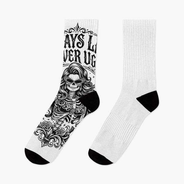 Item preview, Always Late Never Ugly Skeleton Woman Coffee designed and sold by snowry.