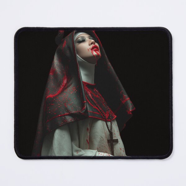 Item preview, anime nun designed and sold by CursedbyLilith.