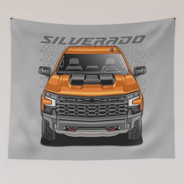 Item preview, Chevy Silverado 1500 ZR2 (Tangier Orange) designed and sold by JioojiProject.