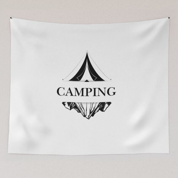 Item preview, Camping Typography Minimalist - Modern Forest Adventure Art  designed and sold by Atlasoloji.