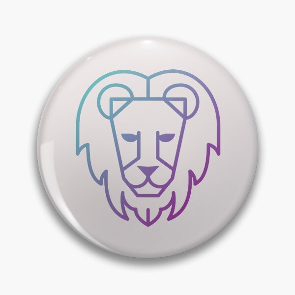 Item preview, Leo Zodiac Sign Art Print — Aesthetic Gradient Lion Illustration for Astrology Lovers designed and sold by Artsy Corner.
