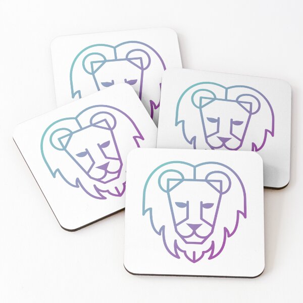 Item preview, Leo Zodiac Sign Art Print — Aesthetic Gradient Lion Illustration for Astrology Lovers designed and sold by Artsy Corner.