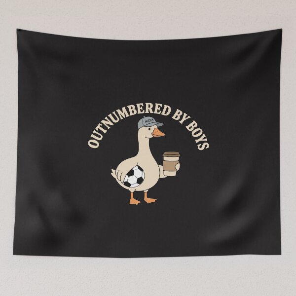 Item preview, Outnumbered By Boys Funny Soccer Mom Goose Mother’s Day Gift Boy Mom Humor designed and sold by kiralynstration.