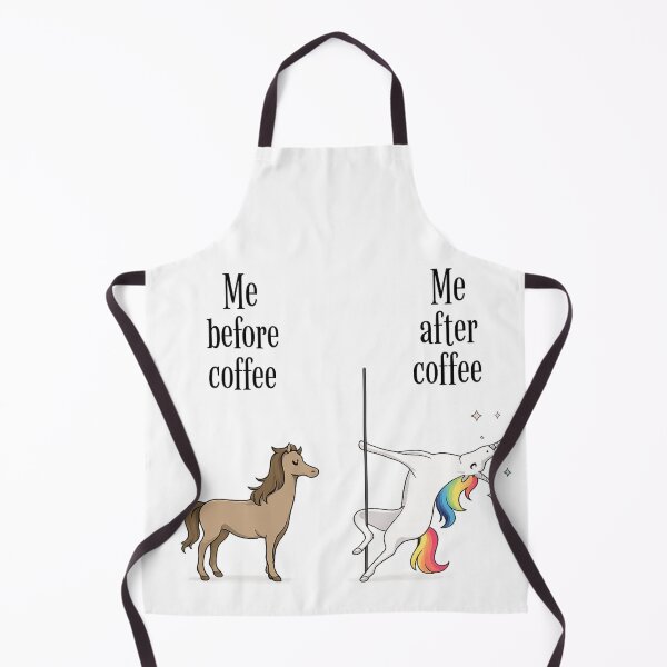 Item preview, Before & After Coffee Unicorn designed and sold by wingoo22.