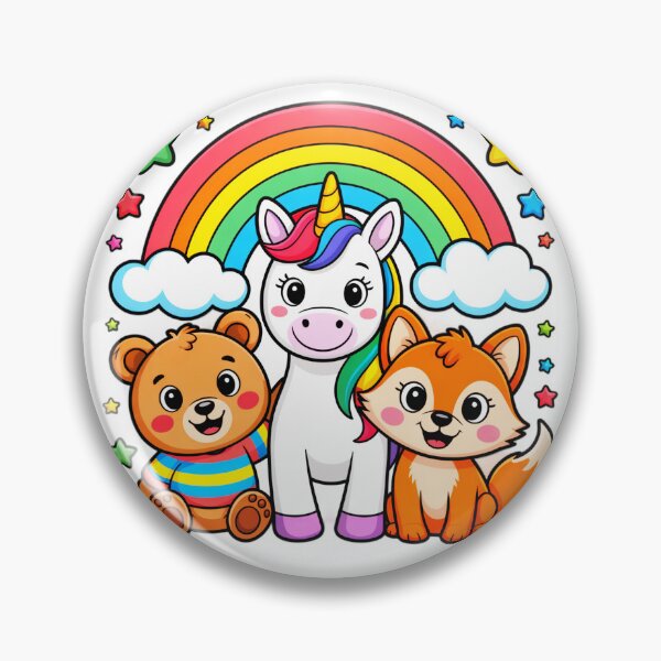 Item preview, Cuddly Unicorn Bear And Fox designed and sold by SteezeeStore.