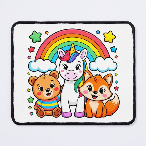 Item preview, Cuddly Unicorn Bear And Fox designed and sold by SteezeeStore.