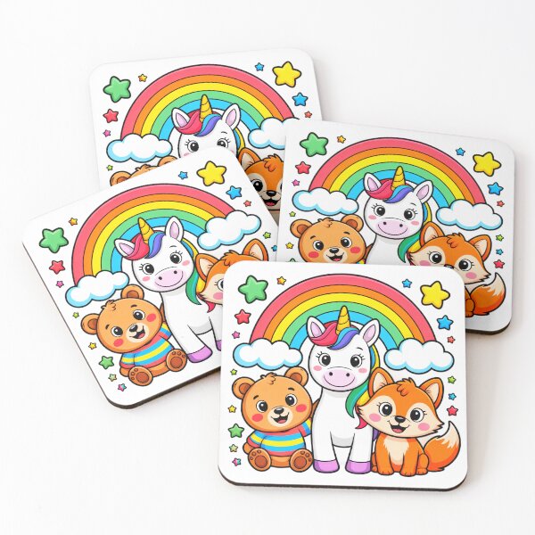 Item preview, Cuddly Unicorn Bear And Fox designed and sold by SteezeeStore.
