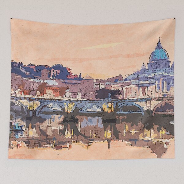 Item preview, Rome and the Vatican City  designed and sold by AM FineArtPrints.