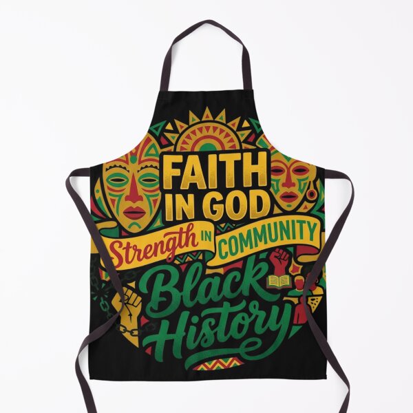 Item preview, Black History Faith Strength Community Heritage Design designed and sold by brooksholde.