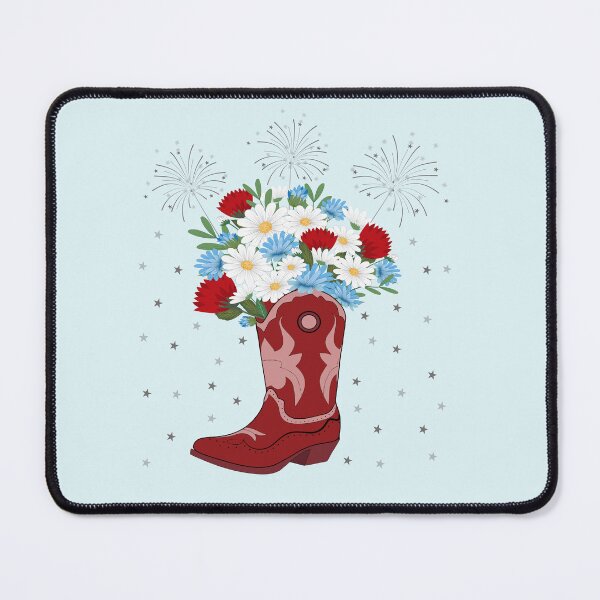 Item preview, July 4th Cowboy Boot Flowers designed and sold by Cedarrue.