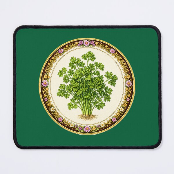 Item preview, Parsley – Fresh Harvest Classic Herb Portrait designed and sold by TheJoyfulPen.