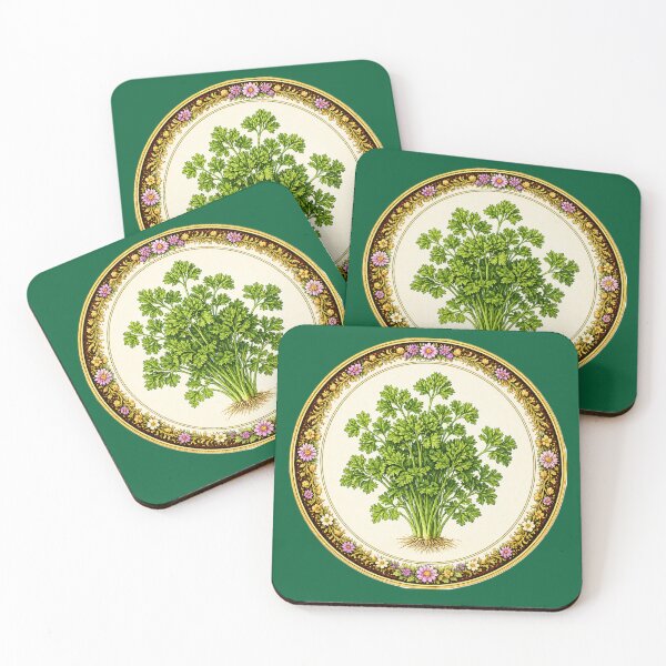 Item preview, Parsley – Fresh Harvest Classic Herb Portrait designed and sold by TheJoyfulPen.