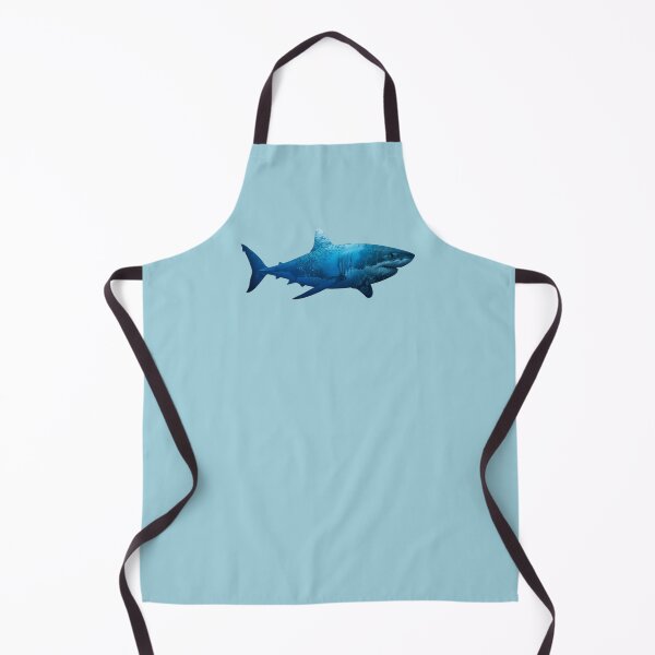 Item preview, Great White Shark Ocean Life Double Exposure Silhouette designed and sold by BirdsnStuff.