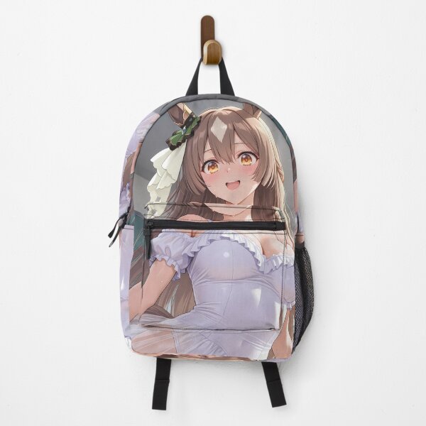 Item preview, Satono Diamond Uma Musume Pretty Derby White Dress Low Angle Smile designed and sold by SuperTeamCanada.