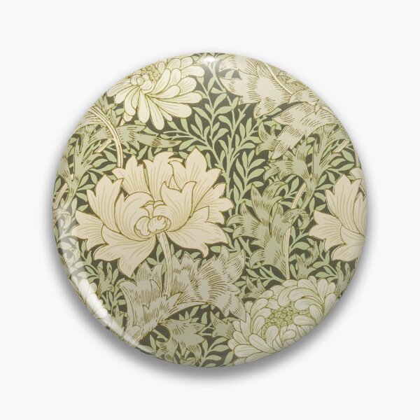 Item preview, Sage Green Chrysanthemum Damask William Morris designed and sold by Glimmersmith.