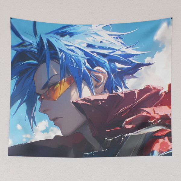 Item preview, Kamina Gurren Lagann Blue Sky Grit Determined Profile Energy designed and sold by SuperTeamCanada.