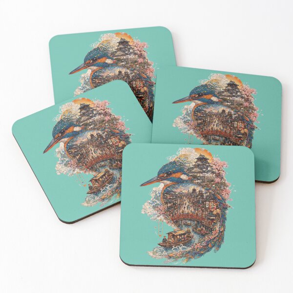 Item preview, Worlds Within Worlds: Kingfisher of Edo Dreams  designed and sold by sunbowjp stadio.
