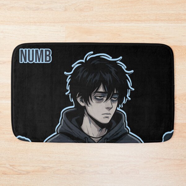Item preview, Numb Dark Anime Boy Hoodie Aesthetic Manga Art Emotional Design Sticker Poster Gift designed and sold by AmazingEG.