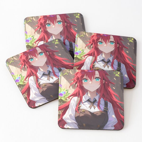 Item preview, Rias Gremory High School Dxd Red Hair Gentle Smile Sunlit Garden Scene designed and sold by SuperTeamCanada.