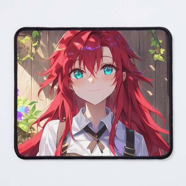 Item preview, Rias Gremory High School Dxd Red Hair Gentle Smile Sunlit Garden Scene designed and sold by SuperTeamCanada.
