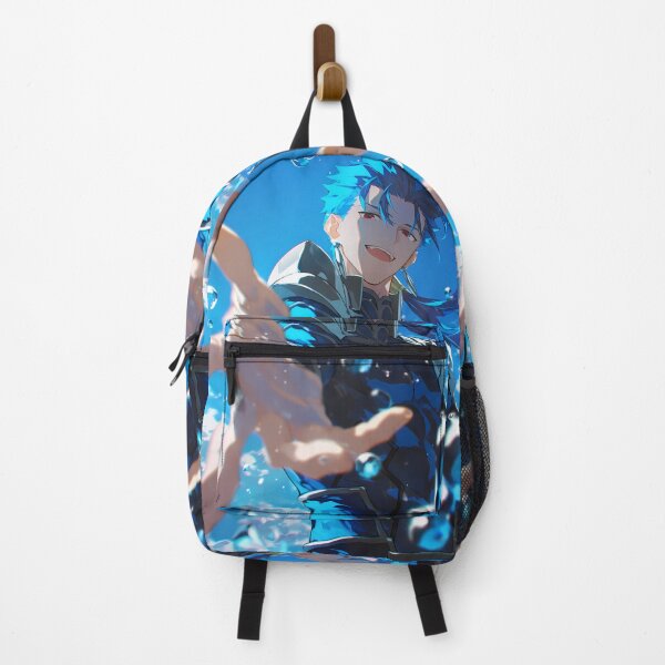 Item preview, Lancer Fate Stay Night Blue Sky Water Splash Heroic Anime Boy designed and sold by SuperTeamCanada.