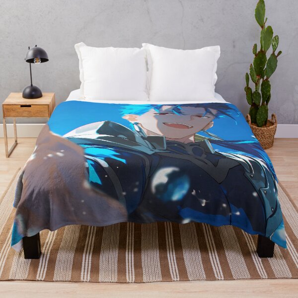 Item preview, Lancer Fate Stay Night Blue Sky Water Splash Heroic Anime Boy designed and sold by SuperTeamCanada.