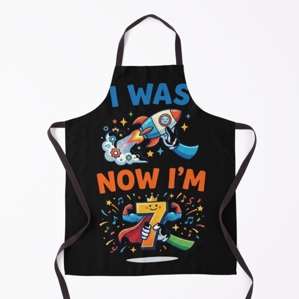 Item preview, My 7th Birthday Rocket Superhero Celebration Gift designed and sold by brooksholde.