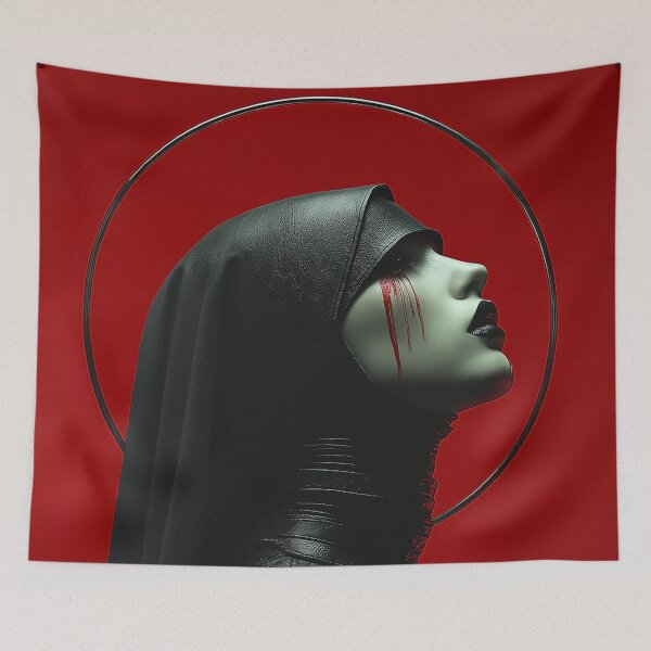 Item preview, anime nun designed and sold by CursedbyLilith.