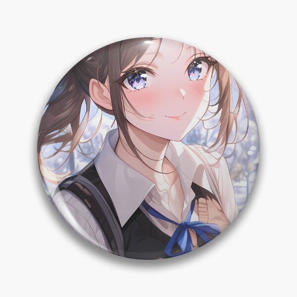 Artikelvorschau, Miko Iino Kaguya Sama Love Is War Winter Snowfall City Street Blue Ribbon entworfen und verkauft von SuperTeamCanada.