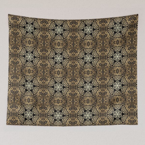 Item preview, Golden seamless ornament designed and sold by fuzzyfox.