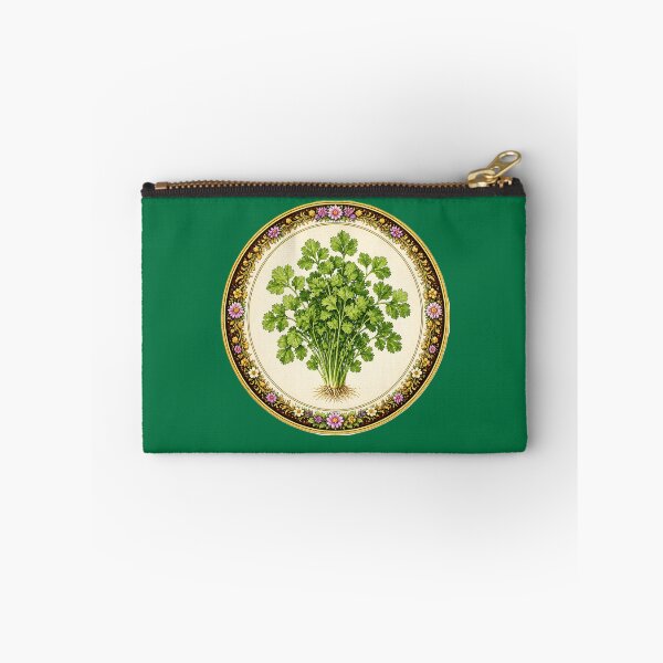 Item preview, Cilantro – Bright Zest Garden Herb Portrait designed and sold by TheJoyfulPen.