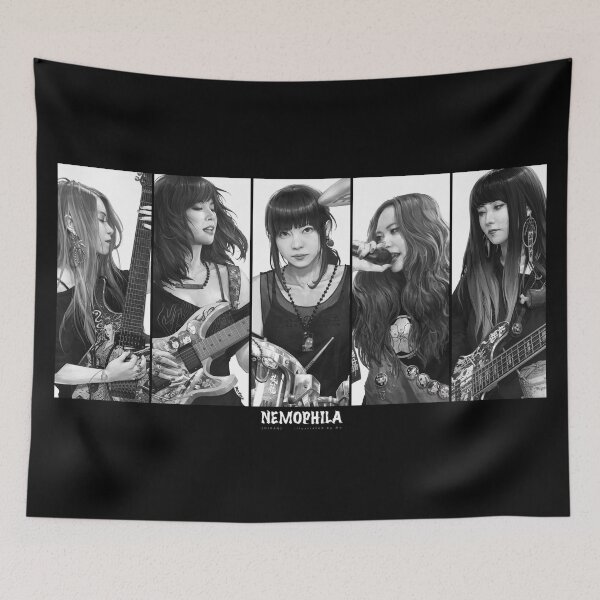 Item preview, Nemophila Band Monochrome designed and sold by Flaviapolitani.