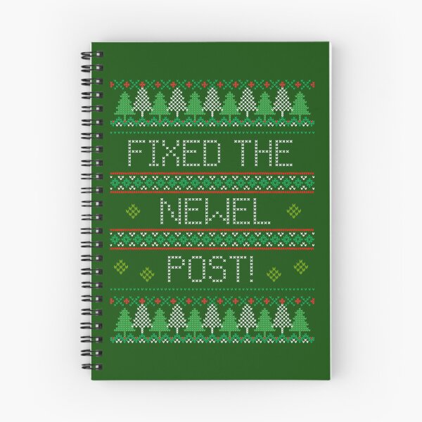 Item preview, Newel Post Ugly Christmas Sweater designed and sold by Normbot2000.