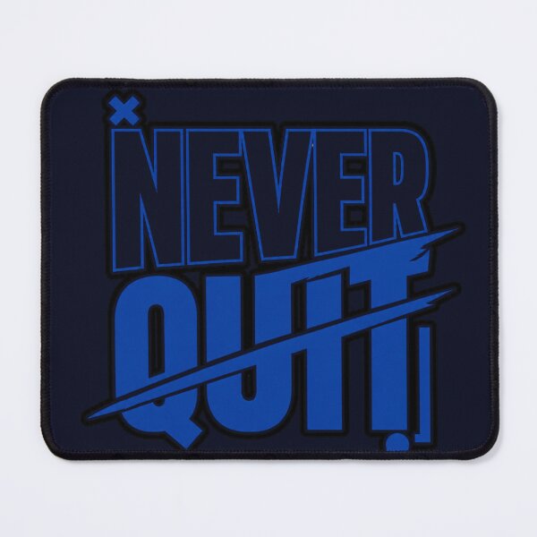 Item preview, Never Quit Shirt – Motivational Quote Gym Fitness Apparel designed and sold by ElegantPaws.