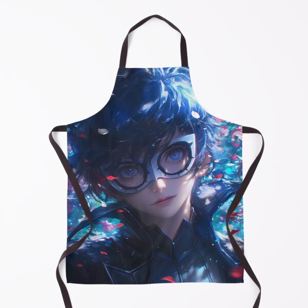 Item preview, Ren Amamiya Persona 5 Video Game Anime Boy Masked Blue Neon Night designed and sold by SuperTeamCanada.