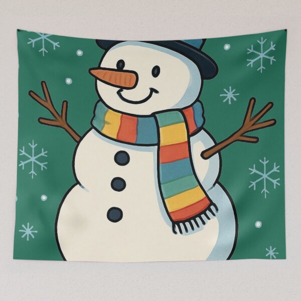 Item preview, Snow man - winter season designed and sold by GUNAPRIYAA.
