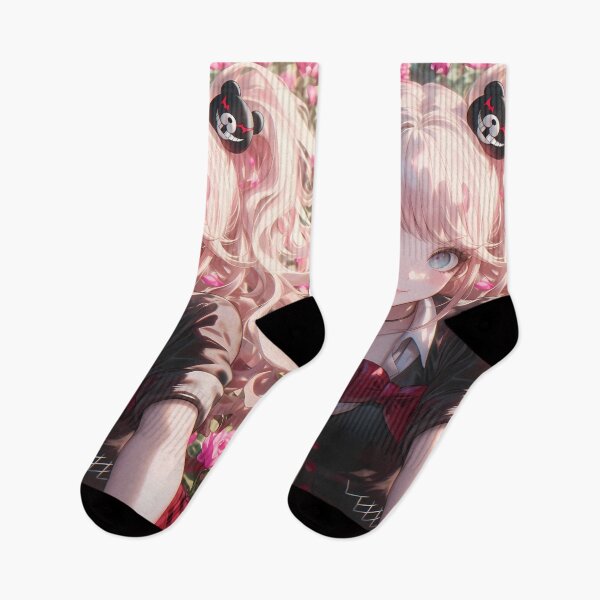 Item preview, Junko Enoshima Danganronpa Rose Garden Blonde Twin Tails Sweet Smile designed and sold by SuperTeamCanada.