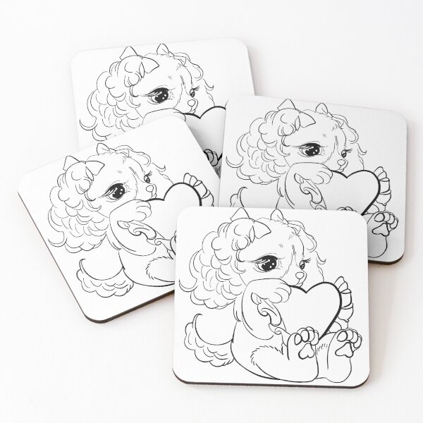 Item preview, cupid love bow fluffy dog cocker spaniels puppy designed and sold by eroticdels.