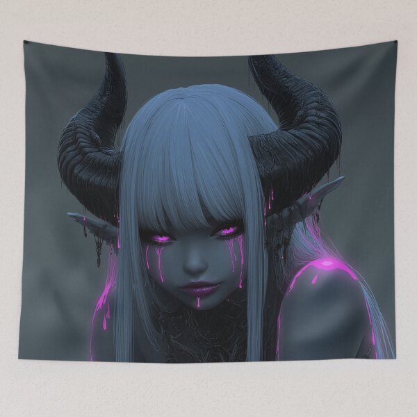 Item preview, demon girl designed and sold by CursedbyLilith.