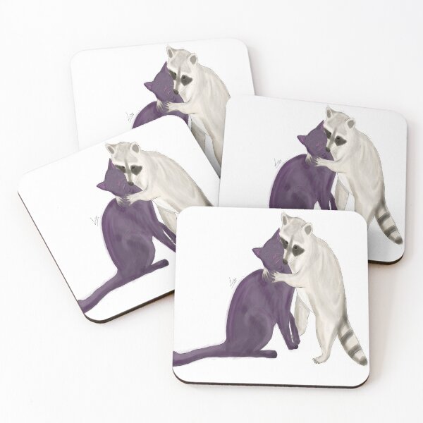 Item preview, Cat and Raccoon designed and sold by XluluX009.