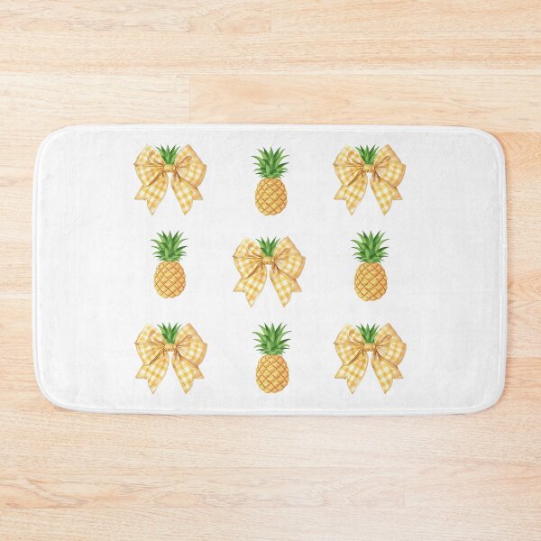 Artikelvorschau, Kokette Ananas Gelb Vichy Schleifen Sommerfrüchte entworfen und verkauft von VibranPalette.