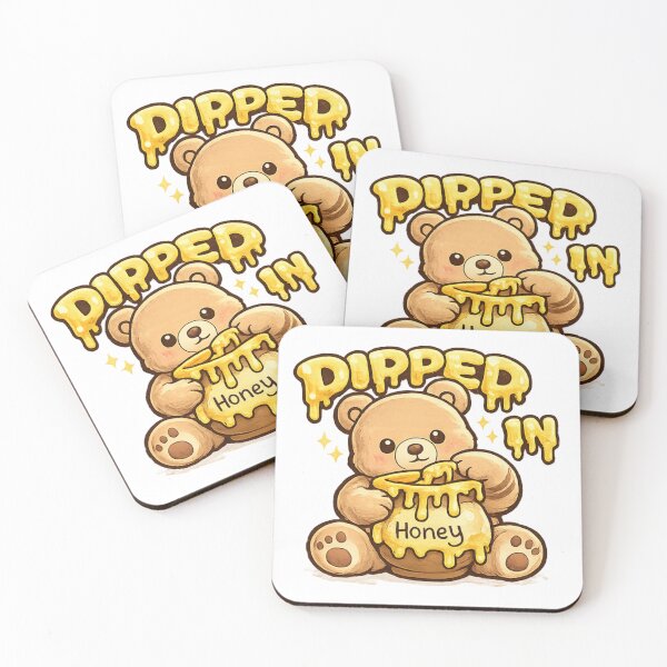 Item preview, Dipped in Honey Kawaii Teddy Bear designed and sold by NaiRogue.