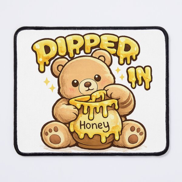 Item preview, Dipped in Honey Kawaii Teddy Bear designed and sold by NaiRogue.
