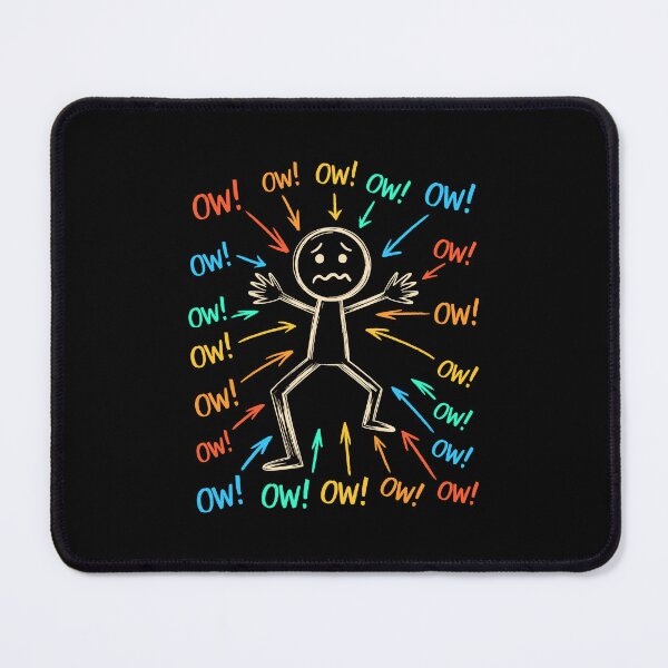 Item preview, Ow Ow Ow Stick Character Figure Humor designed and sold by wansilastomi.