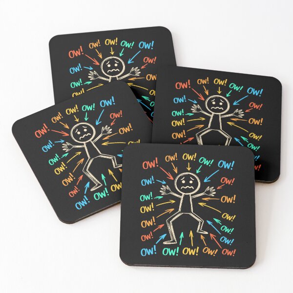 Item preview, Ow Ow Ow Stick Character Figure Humor designed and sold by wansilastomi.