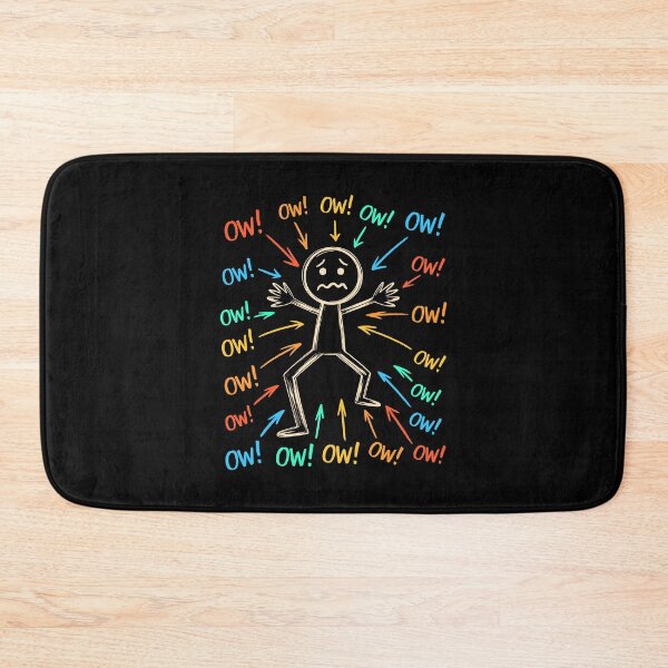 Item preview, Ow Ow Ow Stick Character Figure Humor designed and sold by wansilastomi.