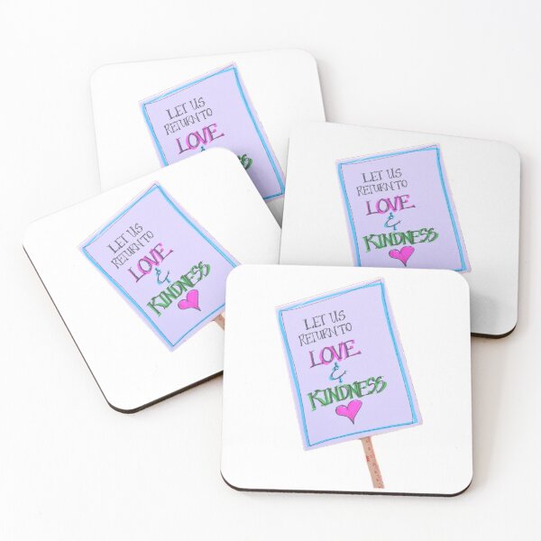 Item preview, Love and Kindness Message Positive Protest Sign Art designed and sold by aadventures.