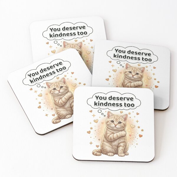 Item preview, Self Hug Cat – Emotional Support Sticker designed and sold by wildbest.